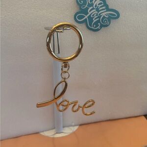 Gold Love Key Holder